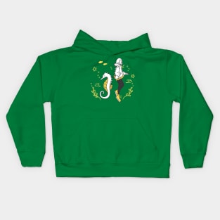 seahorse Girl Kids Hoodie